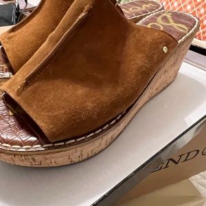 Sam Edelman suede wedge sandal